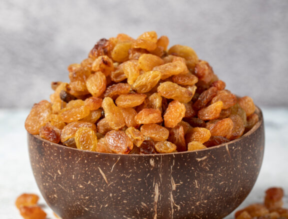 Our Golden Raisins are naturally sun-dried from select seedless grapes, offering a sweet taste and rich golden hue. Soft, chewy, and full of natural energy, they’re perfect for snacking, baking, and culinary use. Packed with essential nutrients and antioxidants, they bring purity, freshness, and quality to every bite.